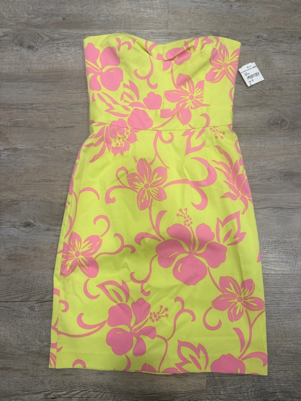 Trina Turk Floral Strapless Dress featuring floral print